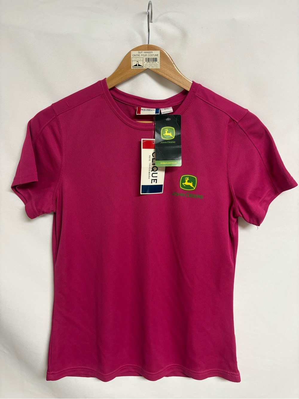 John Deere Magenta Logo Tee
